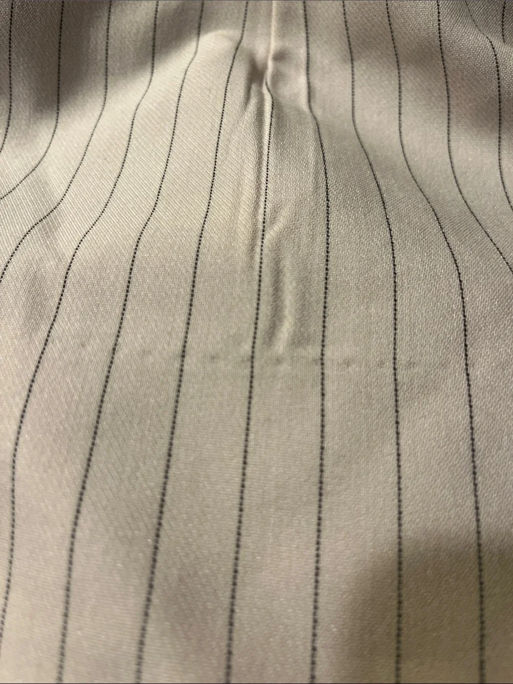 Free People Cream Pinstripe High-Waist Tailored Shorts